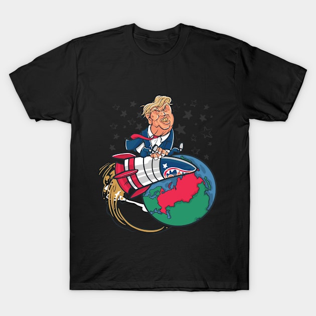 TRUMP MISSILE T-Shirt by GoshaDron